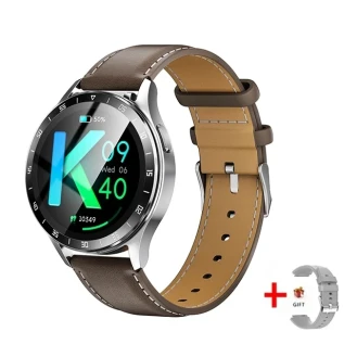 Gejian 2024 New Smart Watch: AMOLED Display, Heart Rate Monitor, Bluetooth Calling, NFC, Sports Tracking, Waterproof. Designed for Men and Women.